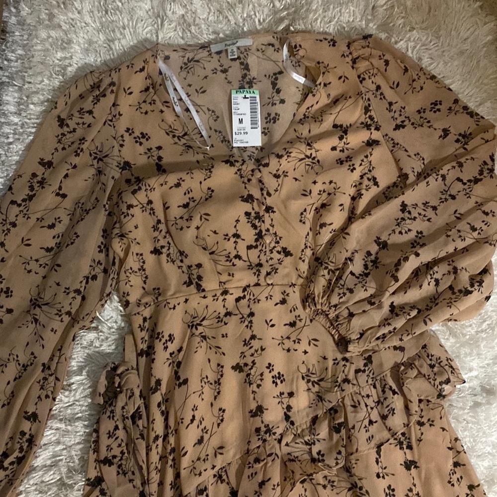 Dress M papaya